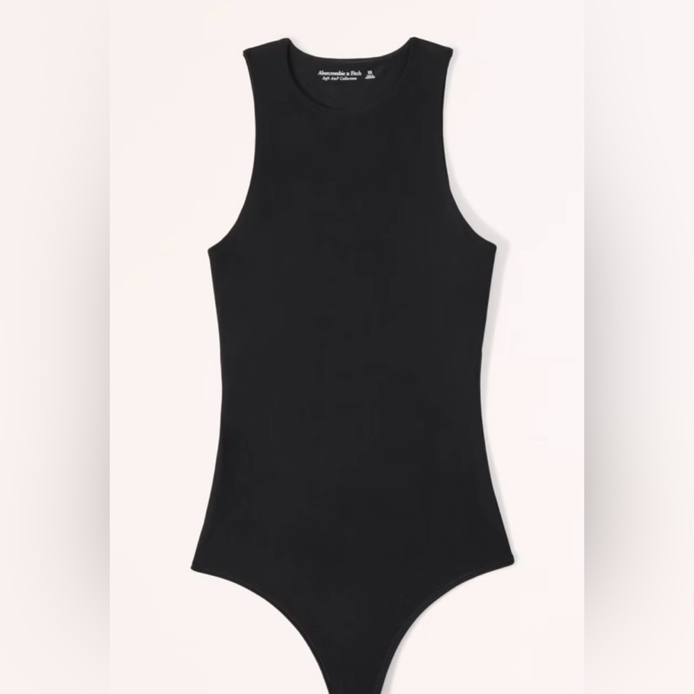 NWT Abercrombie Black Bodysuit